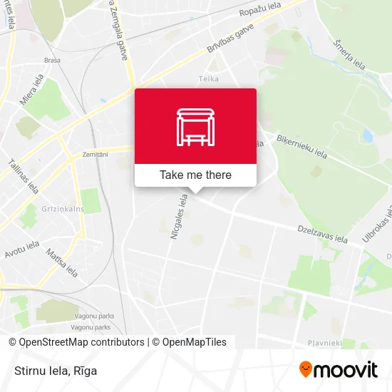 Карта Stirnu Iela