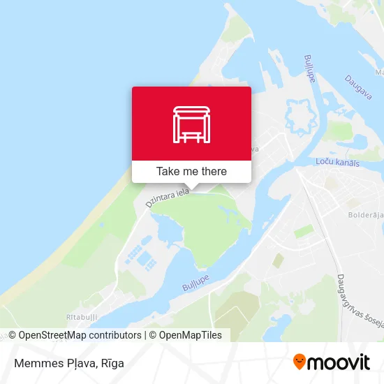 Карта Memmes Pļava