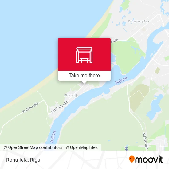 Карта Roņu Iela
