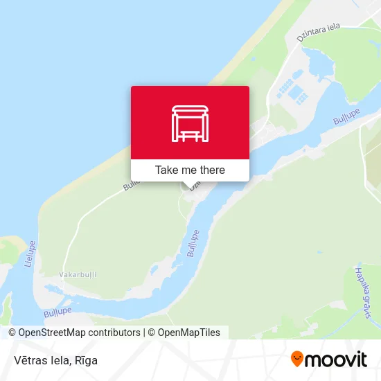 Карта Vētras Iela