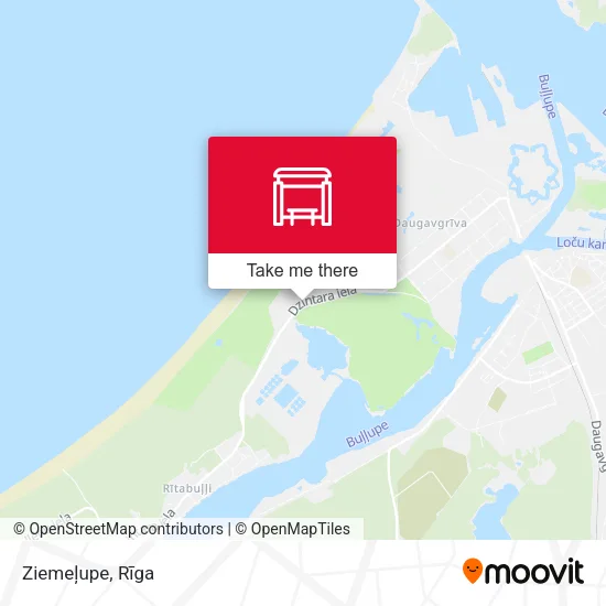 Карта Ziemeļupe