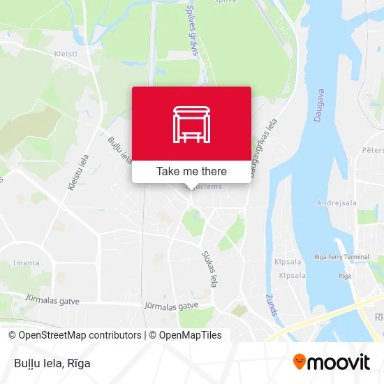 Карта Buļļu Iela