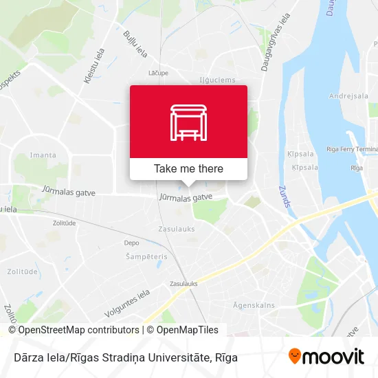 Карта Dārza Iela / Rīgas Stradiņa Universitāte