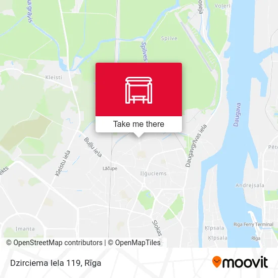 Карта Dzirciema Iela 119