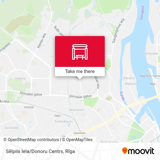Sēlpils Iela/Donoru Centrs map