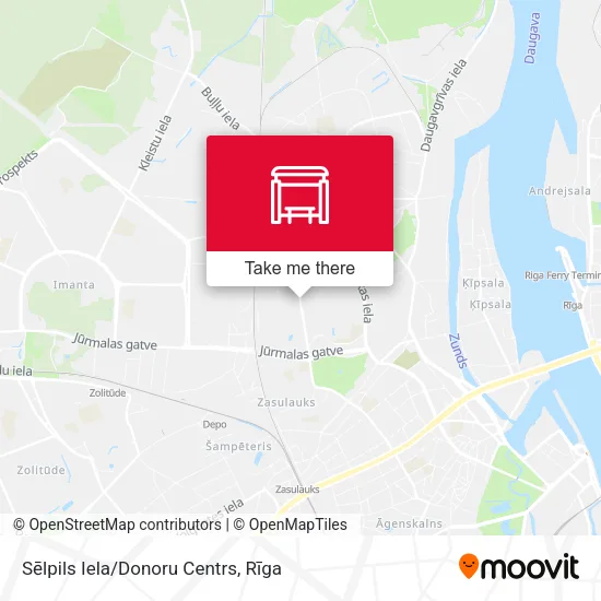 Карта Sēlpils Iela/Donoru Centrs