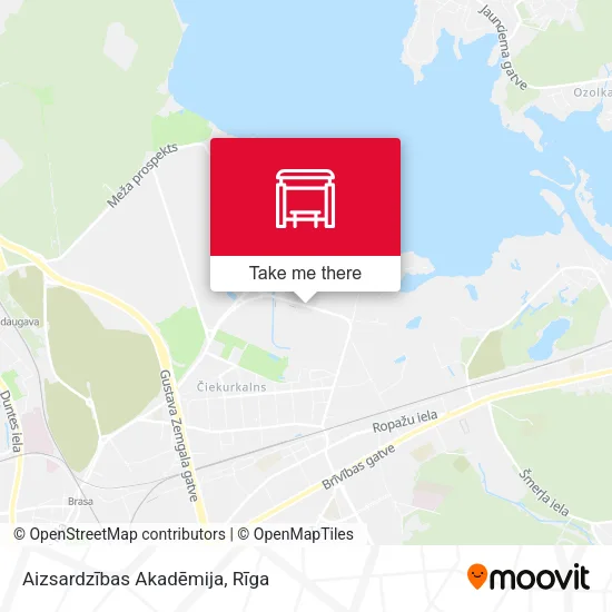 Карта Aizsardzības Akadēmija