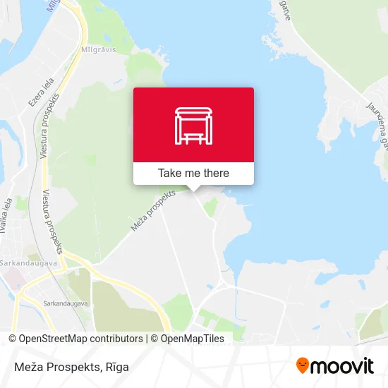 Карта Meža Prospekts