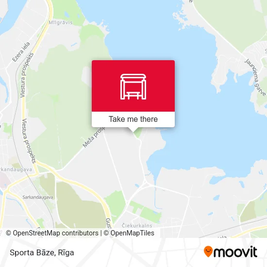 Карта Sporta Bāze
