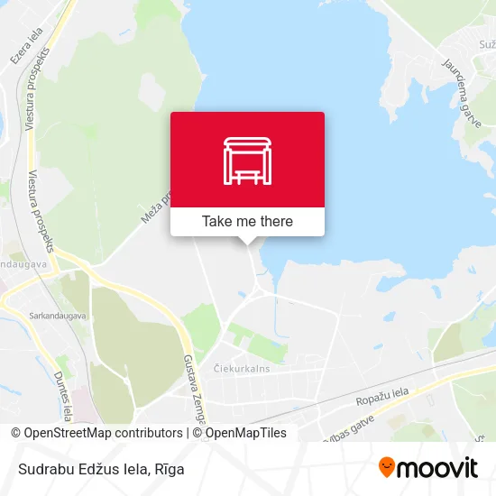 Карта Sudrabu Edžus Iela