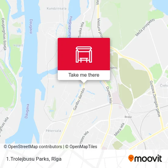 Карта 1.Trolejbusu Parks