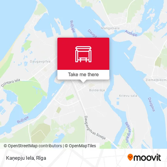 Карта Kaņepju Iela