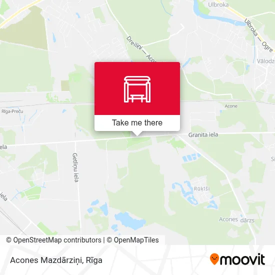 Acones Mazdārziņi map