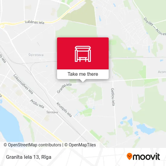 Granīta Iela 13 map