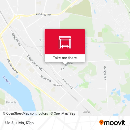 Карта Malēju Iela