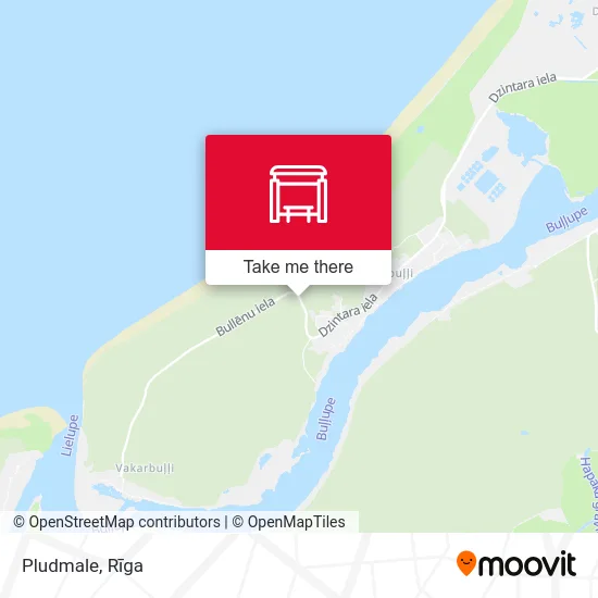 Pludmale map