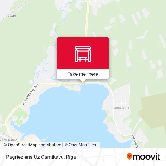 Карта Pagrieziens Uz Carnikavu