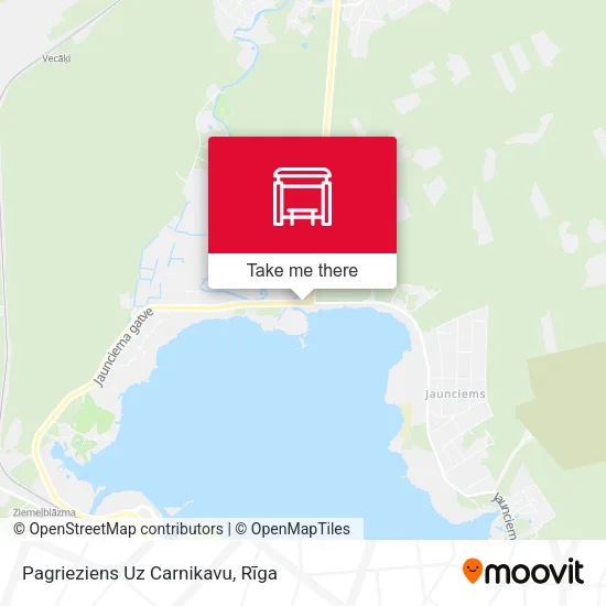 Карта Pagrieziens Uz Carnikavu