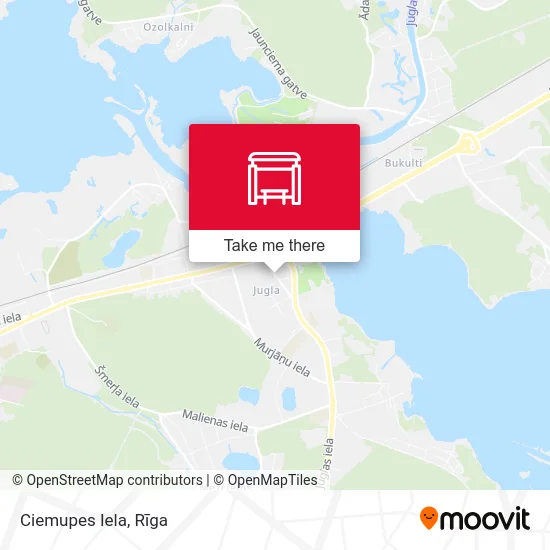 Карта Ciemupes Iela