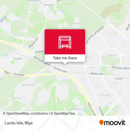 Lazdu Iela map