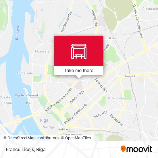 Карта Franču Licejs