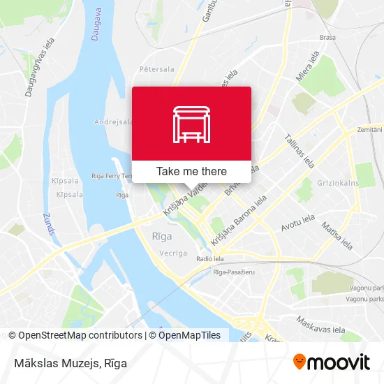 Карта Mākslas Muzejs
