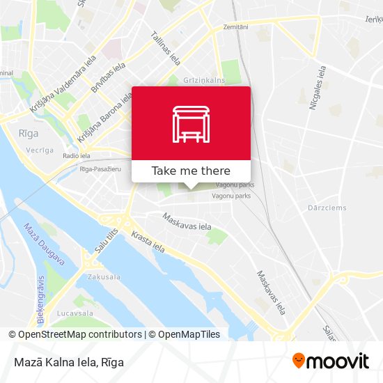 Mazā Kalna Iela map