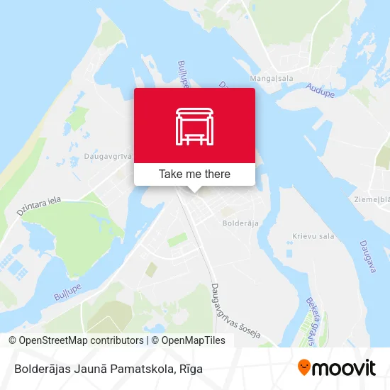 Карта Bolderājas Jaunā Pamatskola