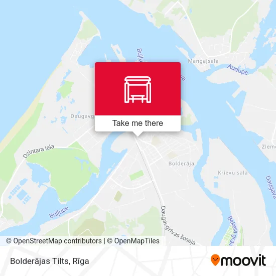 Карта Bolderājas Tilts
