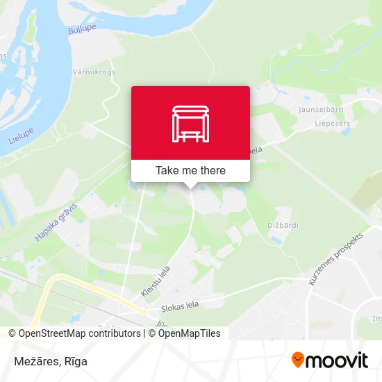 Карта Mežāres