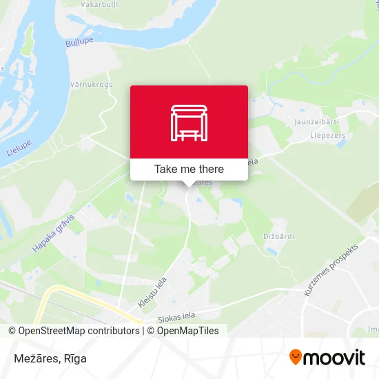 Карта Mežāres