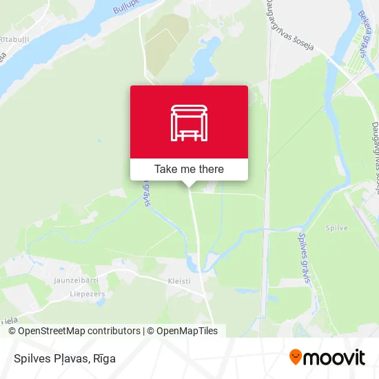 Карта Spilves Pļavas