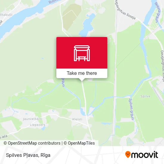 Карта Spilves Pļavas