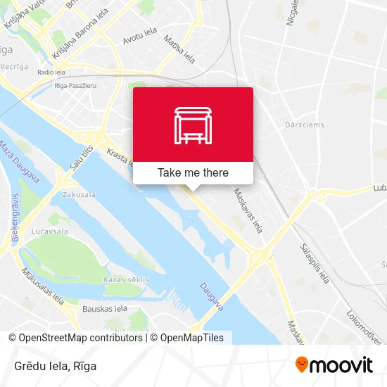 Карта Grēdu Iela