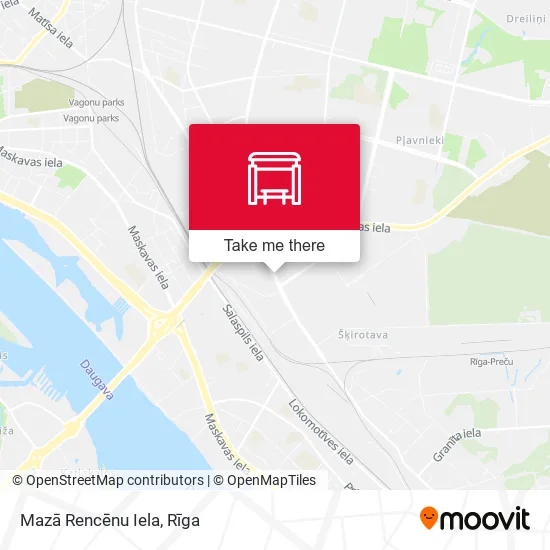 Карта Mazā Rencēnu Iela