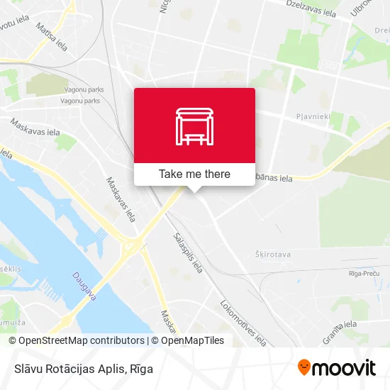 Карта Slāvu Rotācijas Aplis