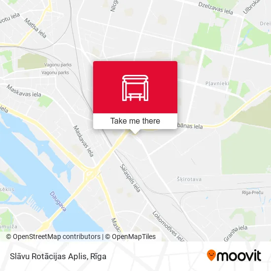 Карта Slāvu Rotācijas Aplis