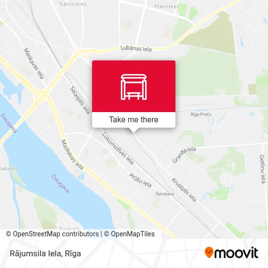 Rājumsila Iela map