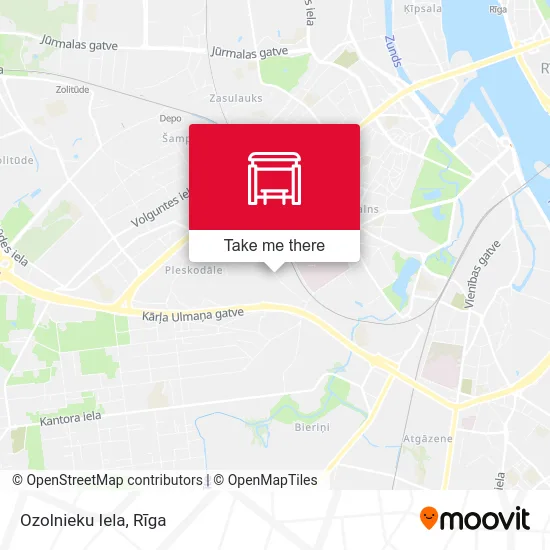 Карта Ozolnieku Iela
