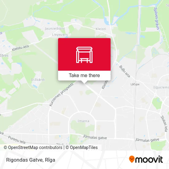 Карта Rigondas Gatve