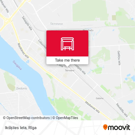 Карта Ikšķiles Iela