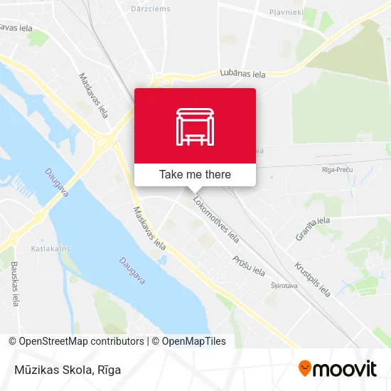 Карта Mūzikas Skola