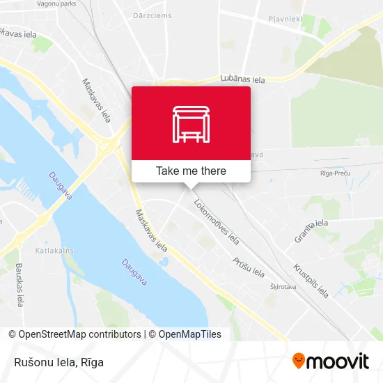 Карта Rušonu Iela