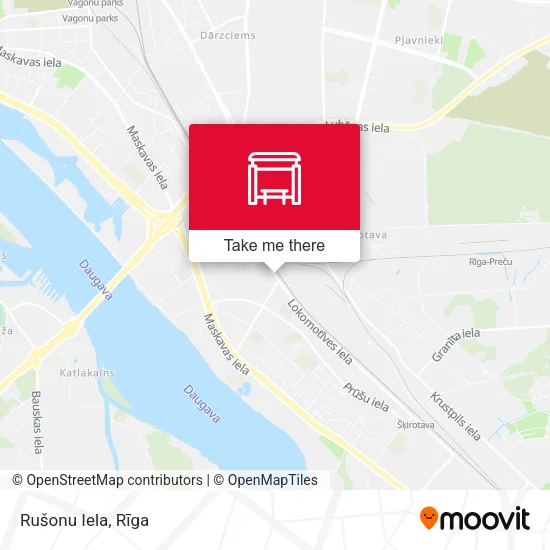 Карта Rušonu Iela