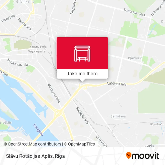 Карта Slāvu Rotācijas Aplis