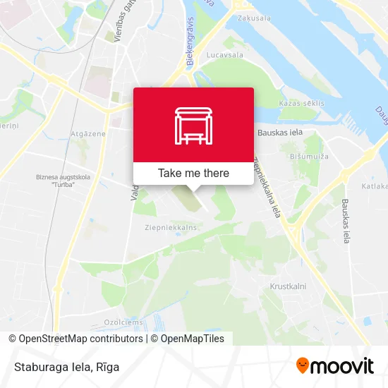 Карта Staburaga Iela