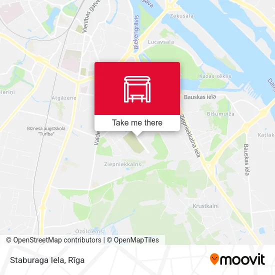 Карта Staburaga Iela