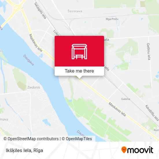 Карта Ikšķiles Iela