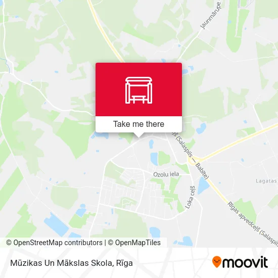 Карта Mūzikas Un Mākslas Skola