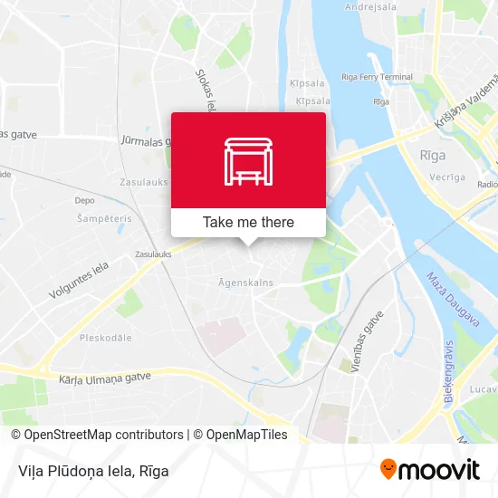 Карта Viļa Plūdoņa Iela